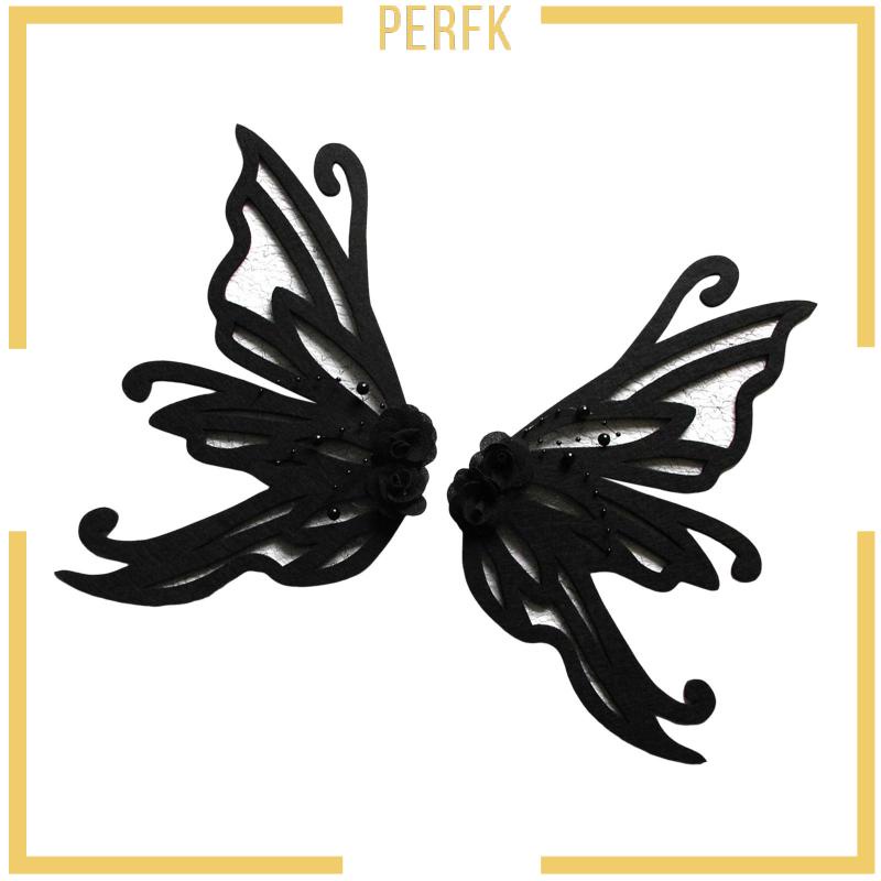 Kẹp Tóc Hình Bướm Phong Cách Gothic