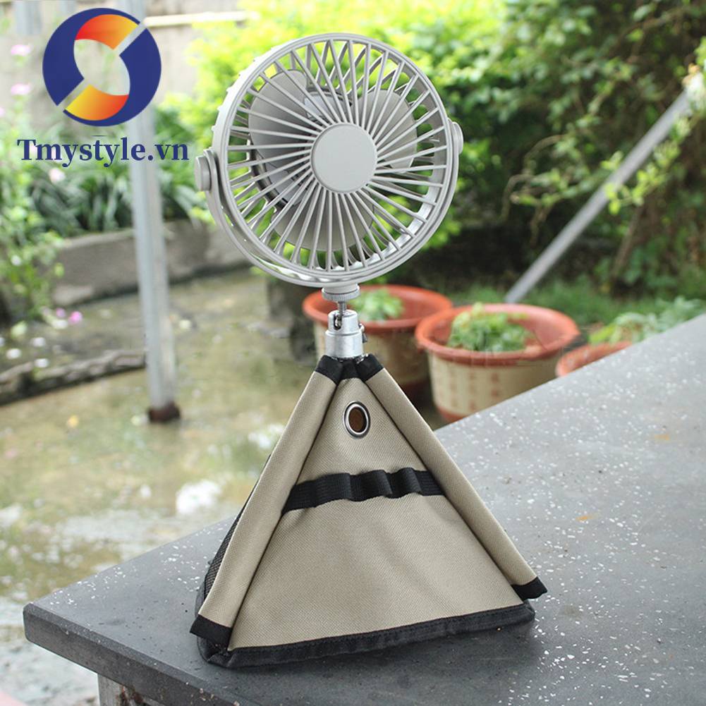 Giá Đỡ Ba Chân Kiêm Quạt Thổi Đa Năng Dùng Cắm Trại Ngoài Trời