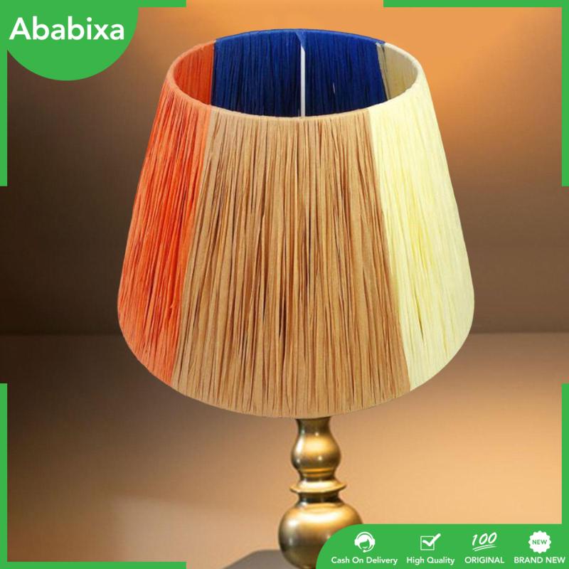 Vỏ Bọc Đèn Bàn Bằng Raffia Phong Cách Bohemian Độc Đáo Trang Trí Nhà Cửa / Nông Trại