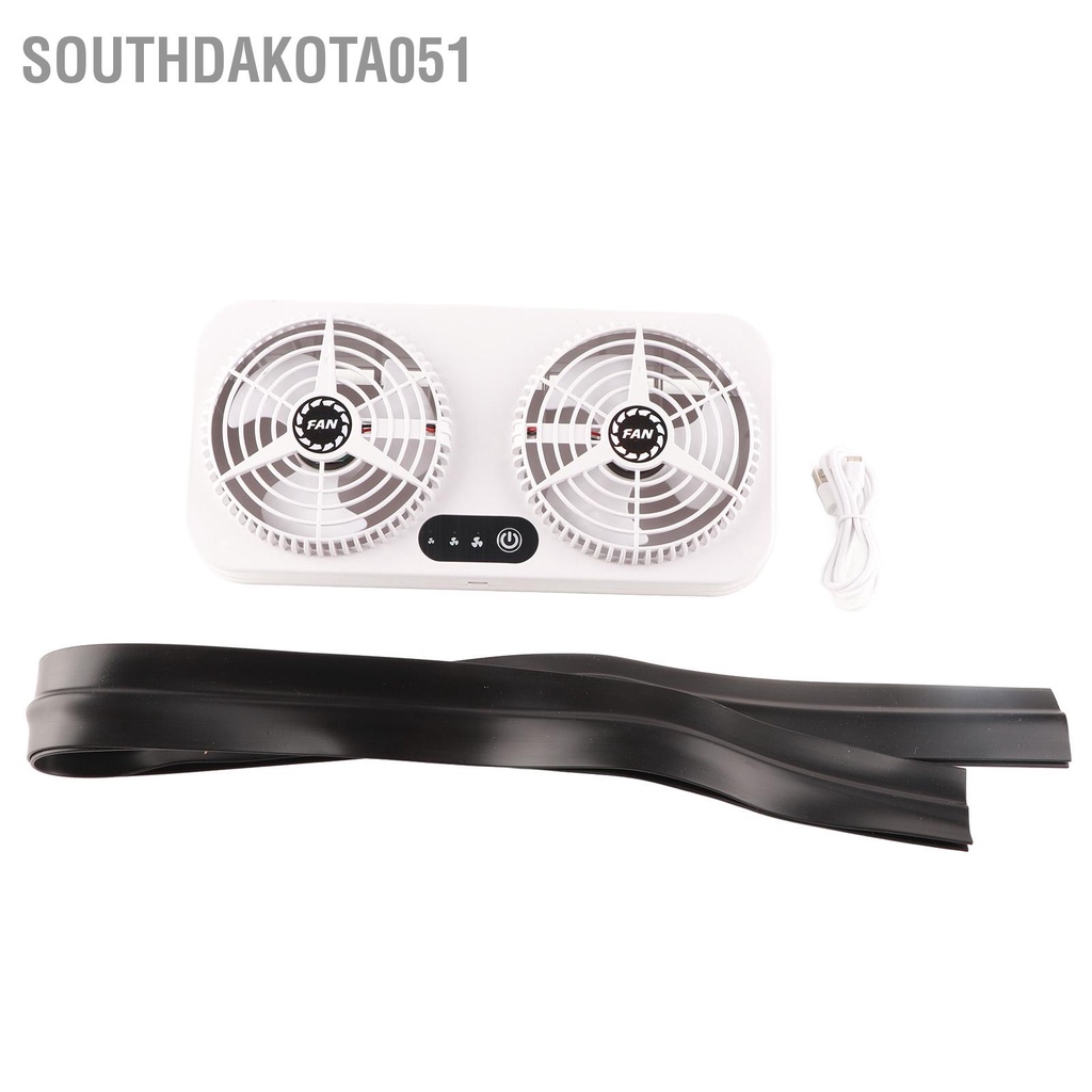 Southdakota051 Quạt Thông Gió Ô Tô Chuyên Nghiệp 3 Tốc Độ Lưu Yên Tĩnh Làm Mát USB Cho Gia Đình