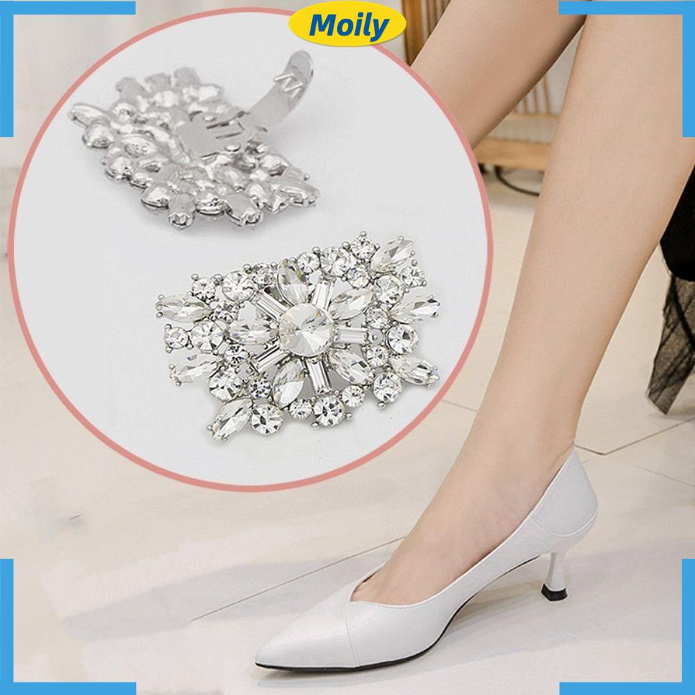 MOILYVN 1 Phụ Kiện Trang Trí Giày Cao Gót Cho Cô Dâu