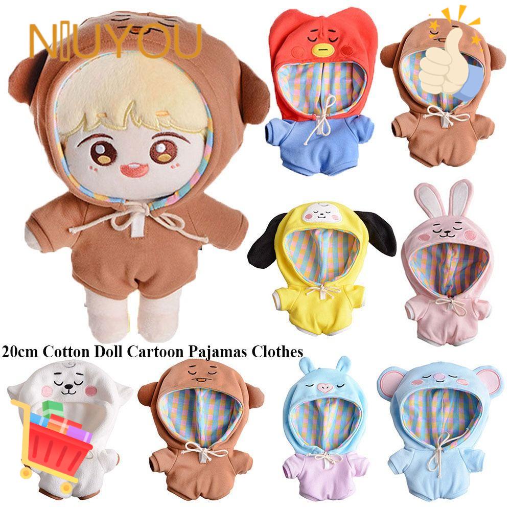 NIUYOU Bộ Đồ Ngủ Dễ Thương Cho Búp Bê 1 / 12BJD