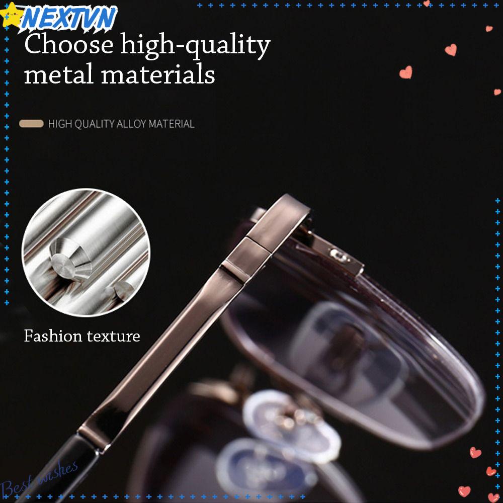 NEXTVN Kính Đọc Sách Gọng Siêu Nhẹ Bảo Vệ Mắt Thoải Mái Phong Cách Cổ Điển Cho Nam Và Nữ