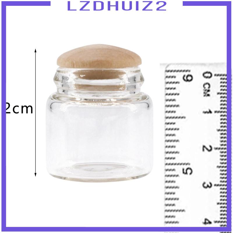 Bộ 4 Hũ Nút Bần Dùng Trang Trí Nhà Búp Bê Kích Thước 12th