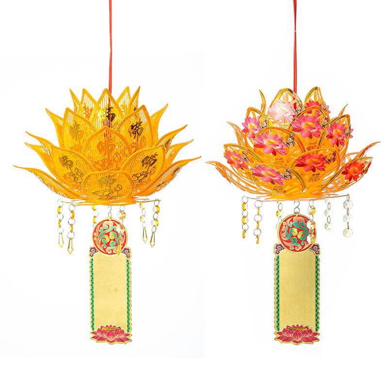 Đèn Treo Trần Nhà Hình Hoa Sen Phật Giáo