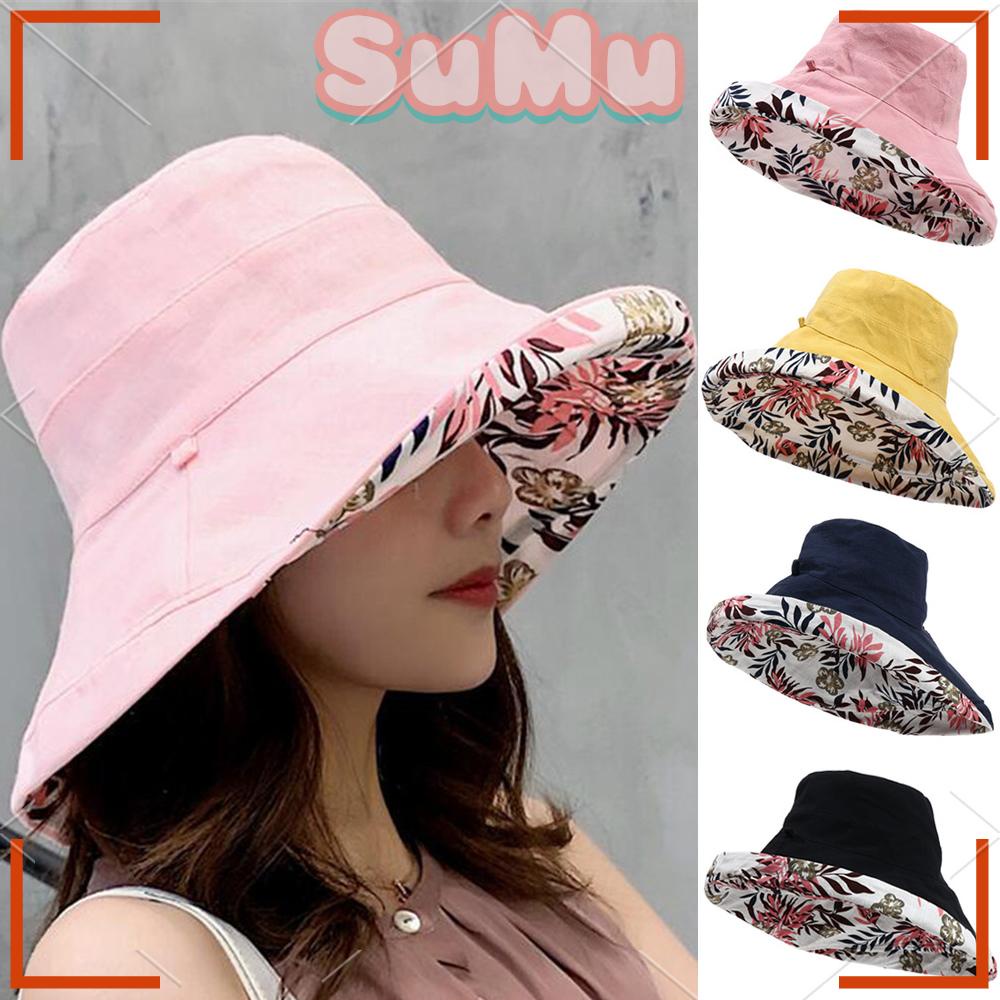 SUMU Nón Tai Bèo Rộng Vành Chống Tia UV Có Thể Gấp Gọn Tiện Dụng