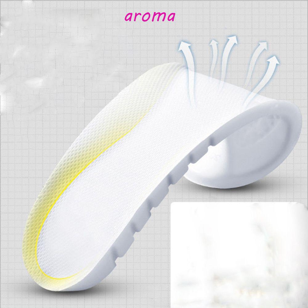 AROMA Miếng Lót Giày Thể Thao Bằng Xốp Dày Dặn Thoải Mái Cho Nam Nữ