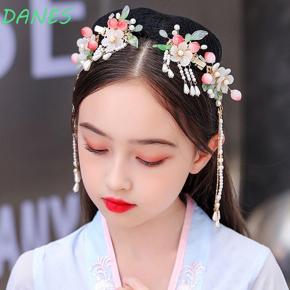 DANES Trâm Cài Tóc Hình Hoa Phong Cách Trung Quốc Cổ Điển Cho Nữ