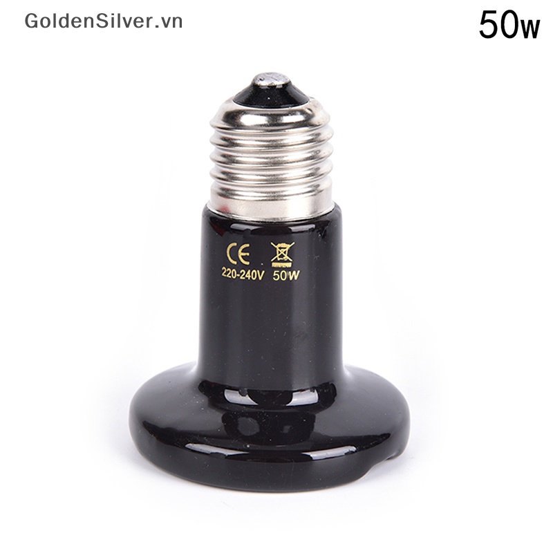 Bóng Đèn Sưởi Ấm Bằng Sứ Màu Vàng Bạc Dày Dặn Cho Thú Cưng reptile brooder VN