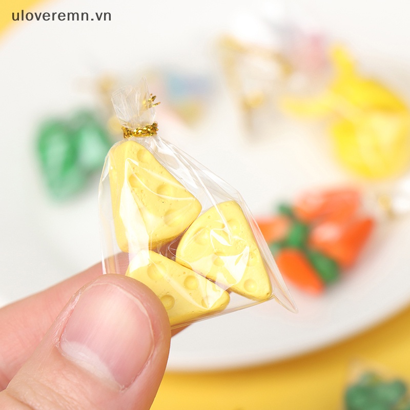 Uloveremn Mô Hình Bánh Mì / Rau Củ Quả 1: 12 Trang Trí Nhà Búp Bê