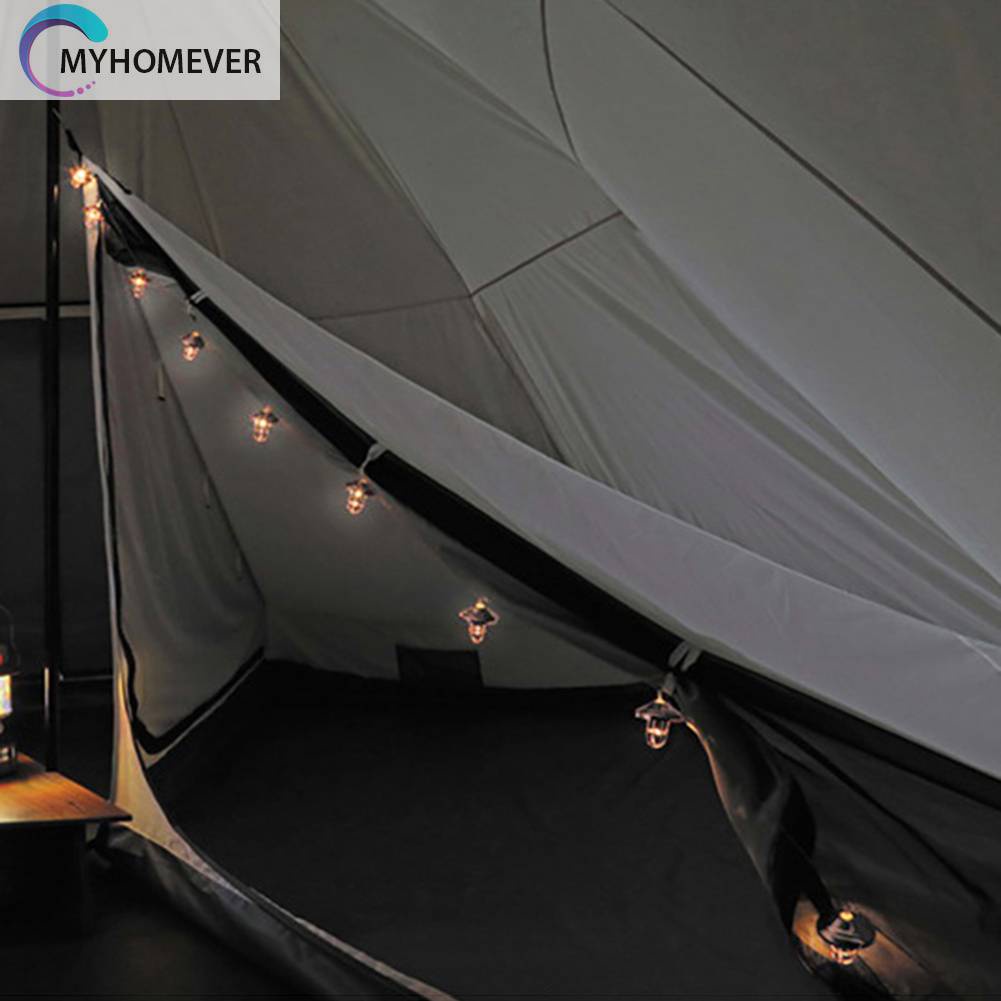 Dây Đèn Cắm Trại Chống Nước IPX4 50LM Phong Cách Retro