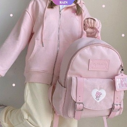 Ba Lô Vải Sanrio My Melody Kuromi Cinnamoroll Đáng Yêu Cho Trẻ Em Đi Học Du Lịch [RAIN]