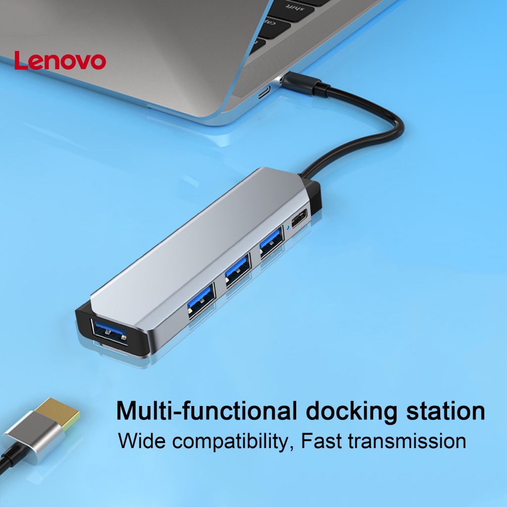 Bộ Chia 5 Cổng USB Type-C Tốc Độ Cao 5.0Gbps Cho Máy Tính