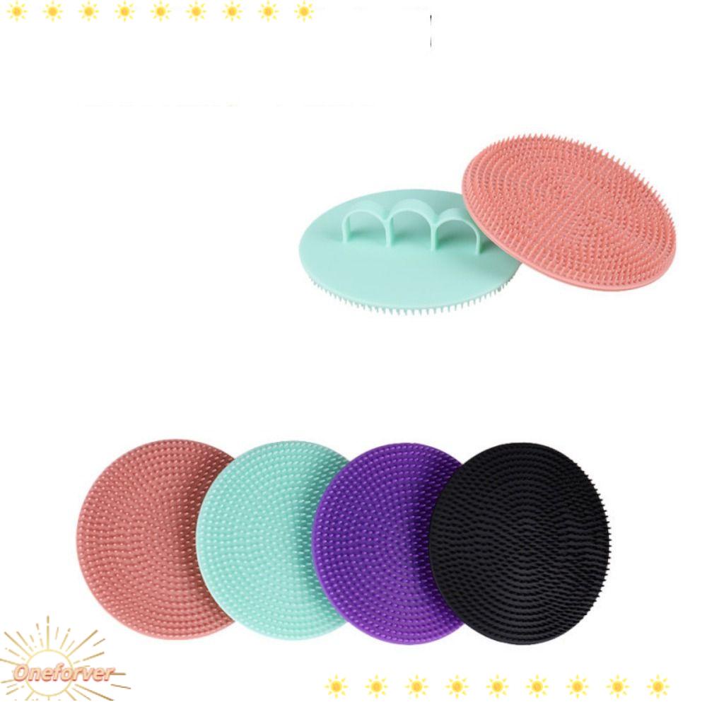 FOREVER Bàn Chải Tắm Ba Ngón Bằng Silica Gel Mềm Mại Mát Xa Làm Sạch Da