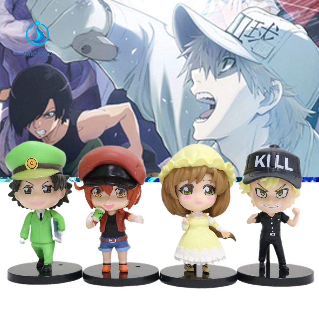 Bộ 7 Tượng Anime at Work Nhiều Màu Sắc Sáng Tạo