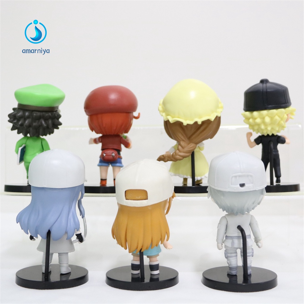 Bộ 7 Tượng Anime at Work Nhiều Màu Sắc Sáng Tạo