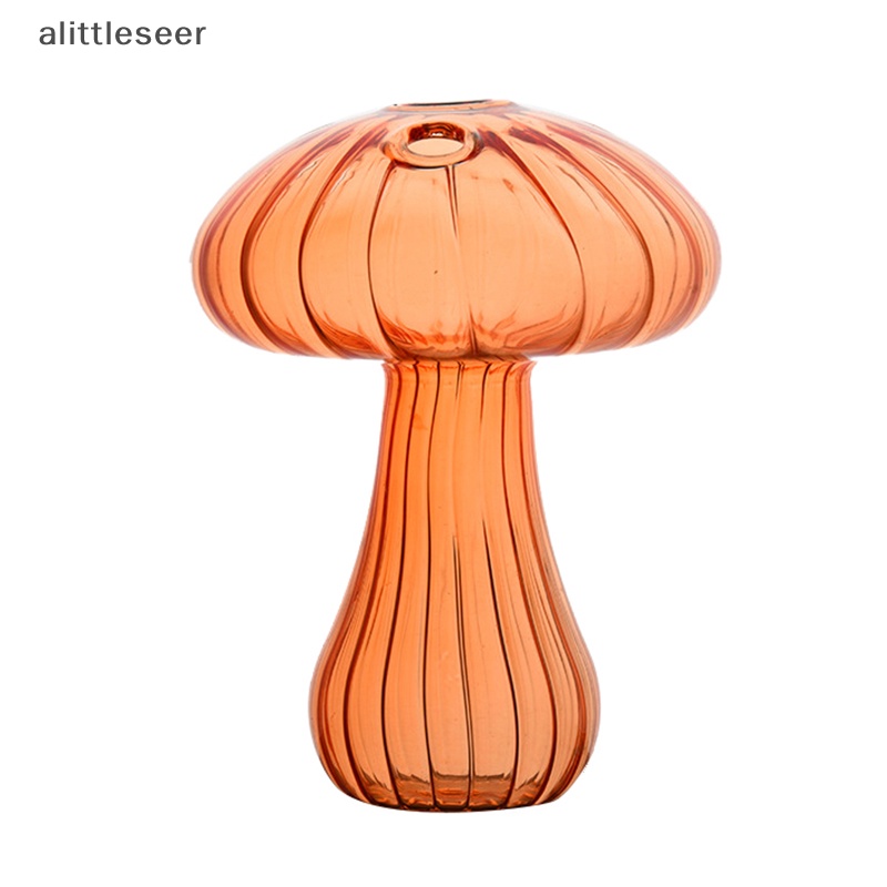 Bình Hoa Bằng Thủy Tinh Hình Cây Nấm Thiết Kế Đơn Giản Dùng Trang Trí Nhà Cửa