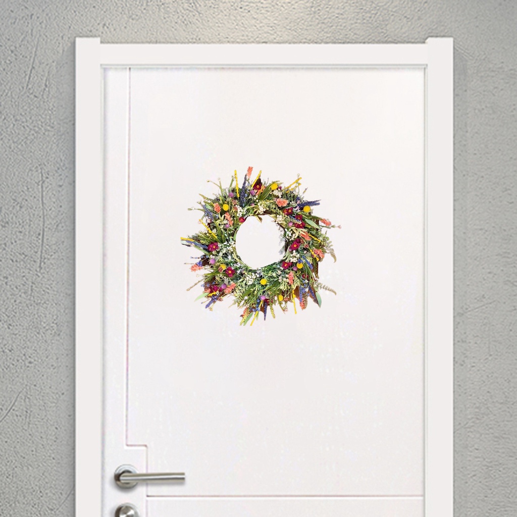 Vòng Hoa Treo Tường / Cửa Chống Chịu Thời Tiết Bắt Mắt Trang Trí Nhà Cửa