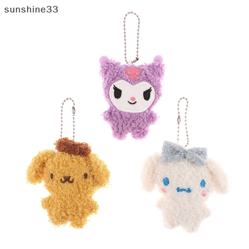 Búp Bê Nhồi Bông Sanrio Melody Kulomi Mềm Mại Treo Móc Khóa / Ba Lô / Túi Xách Trang Trí Quà Tặng Trẻ Em