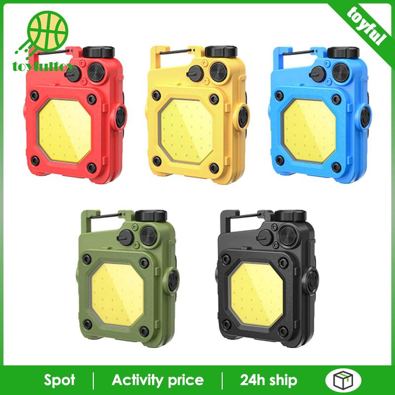 Đèn LED COB Mini Đa Năng Có Móc Khóa Tiện Dụng Cho Gia Đình