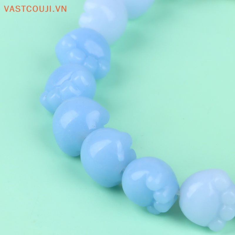 Vòng Đeo Tay Chuỗi Hạt Màu Gradient Mềm Mại Thay Đổi Được Dành Cho Bạn Gái Yêu Thích Bằng Ngón Tay Và Quả Cầu Màu Gradient VN