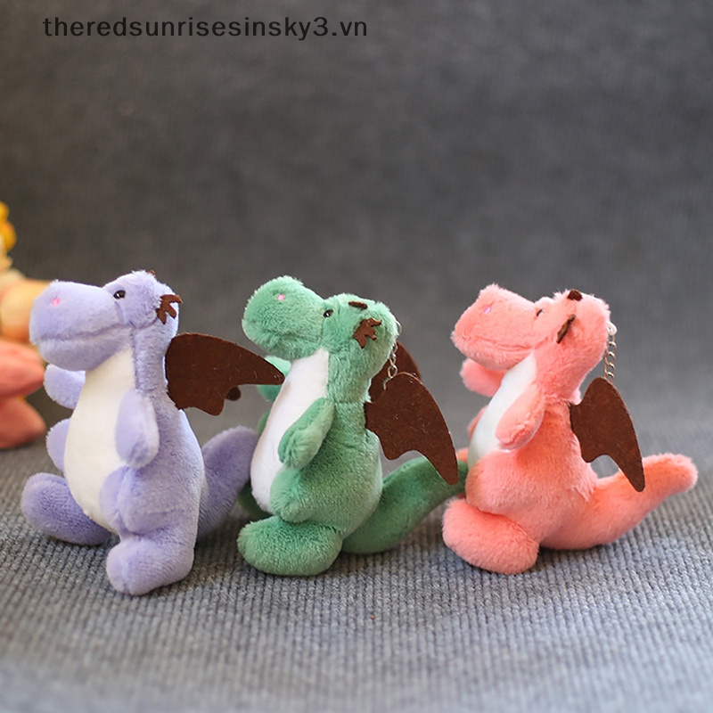 1 Móc Khóa Hình Khủng Long Nhồi Bông Dễ Thương