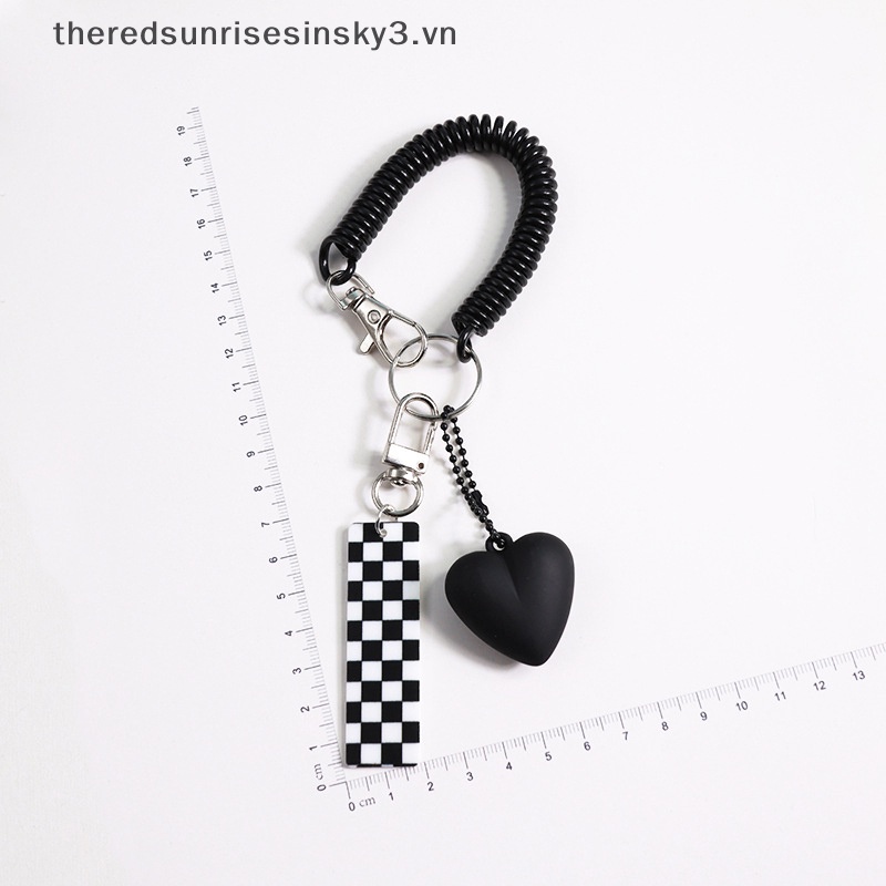 Móc Chìa Khóa Xe Hơi Bằng Acrylic Họa Tiết Hoạt Hình Dễ Thương Chống Thất Lạc Tiện Dụng