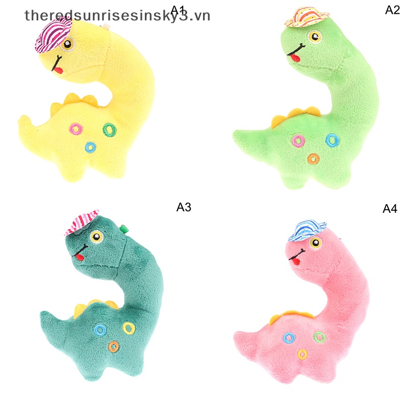 1 Móc Khóa Khủng Long Nhồi Bông 15cm Dễ Thương