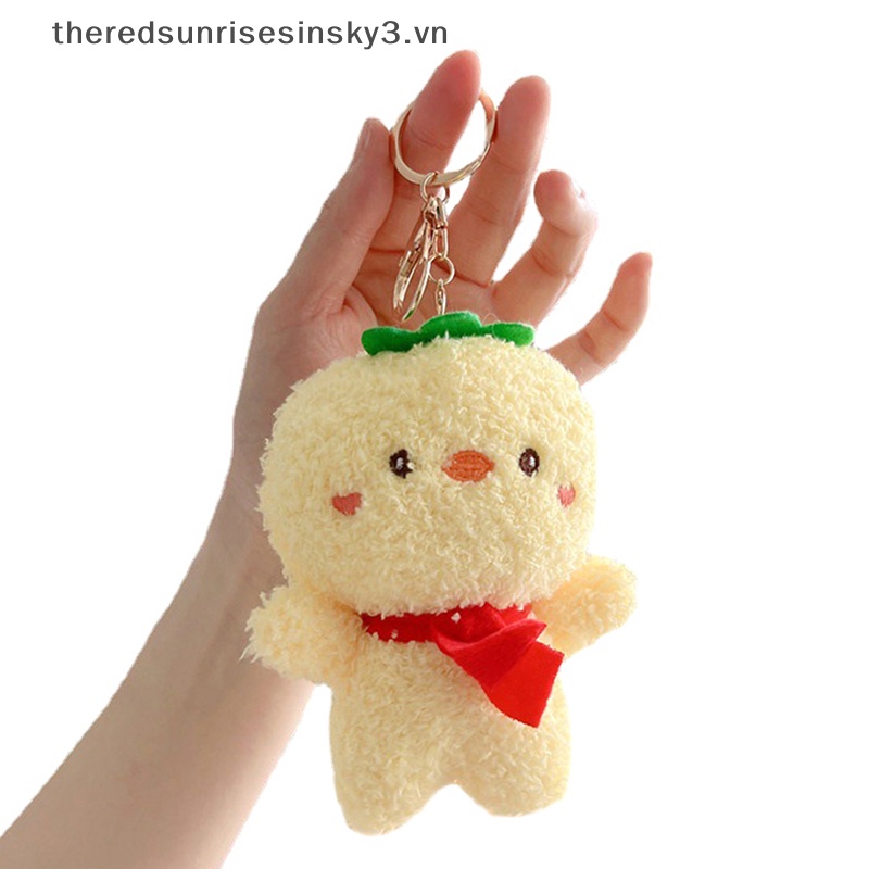 Móc Chìa Khóa Hình Thú Nhồi Bông Mềm Mại Dễ Thương