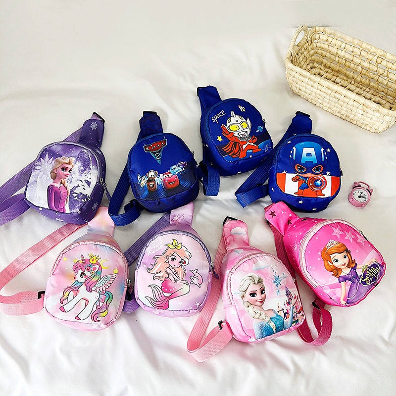 Túi Đeo Chéo Ngực / Thắt Lưng Họa Tiết Hoạt Hình Dành Cho Bé Trai Gái 2023