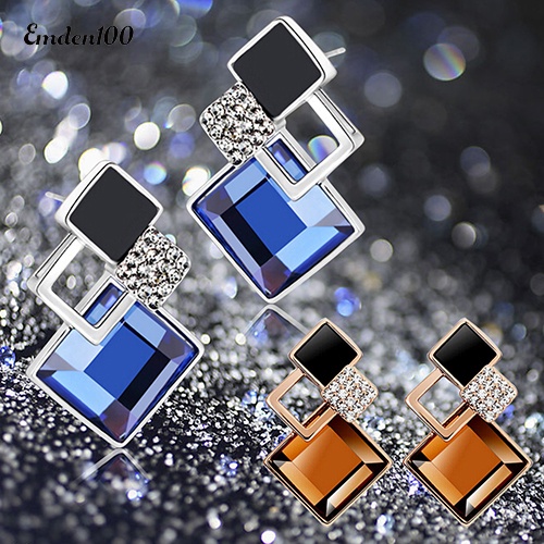 Bông Tai Đính Đá Thời Trang Dành Cho Nữ