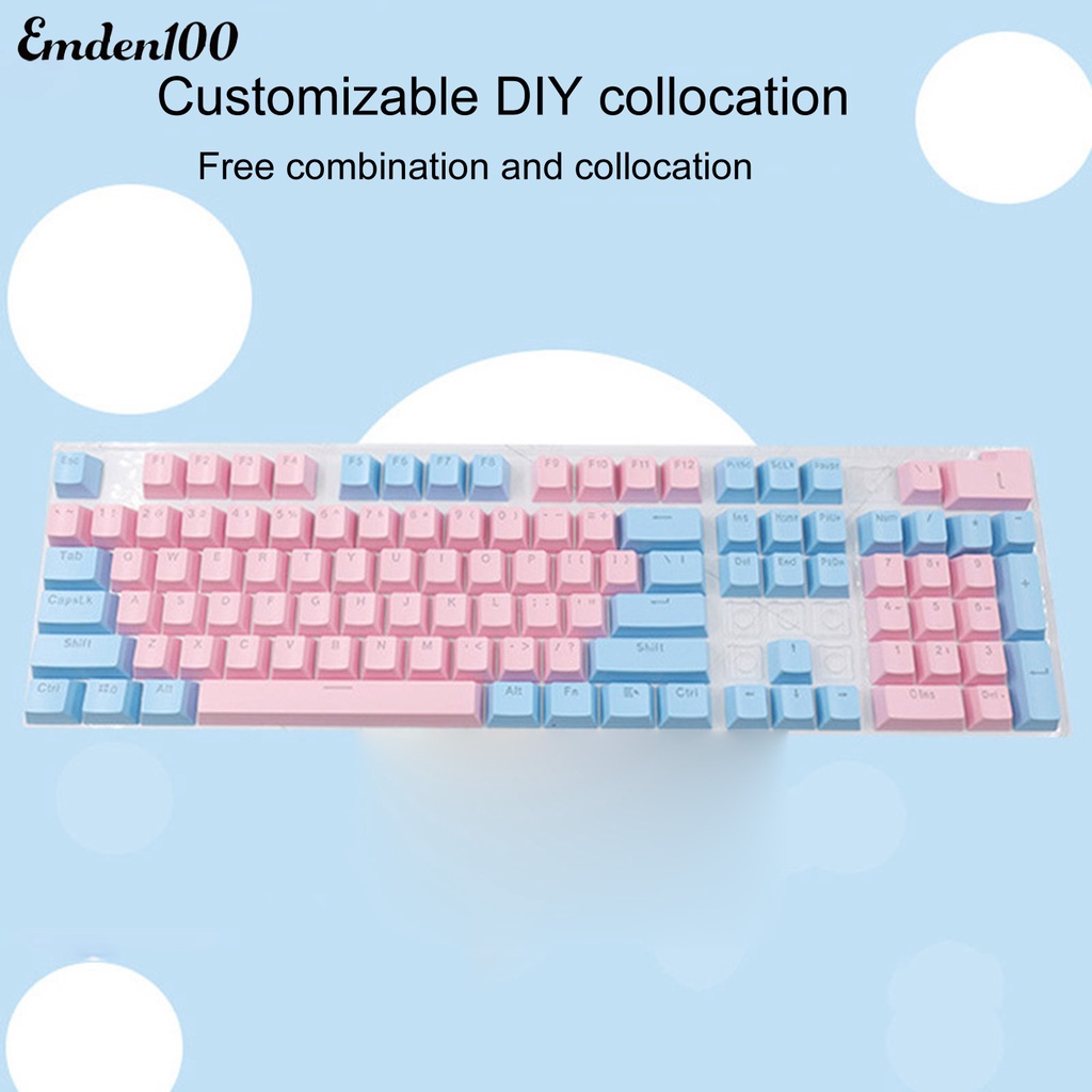 Bộ 104 Nút Bàn Phím Nhựa ABS Chống Trượt Cho Máy Tính