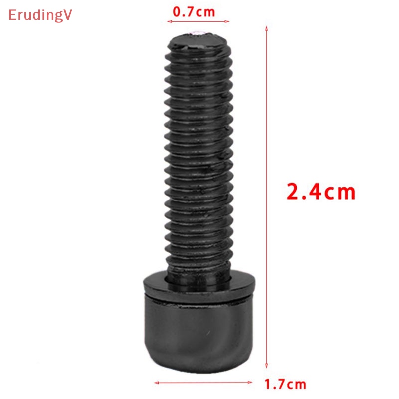 Bộ 6 Ốc Vít Bằng Thép Không Gỉ Kèm Vòng Đệm Chuyên Dụng Cho Thân Xe Đạp