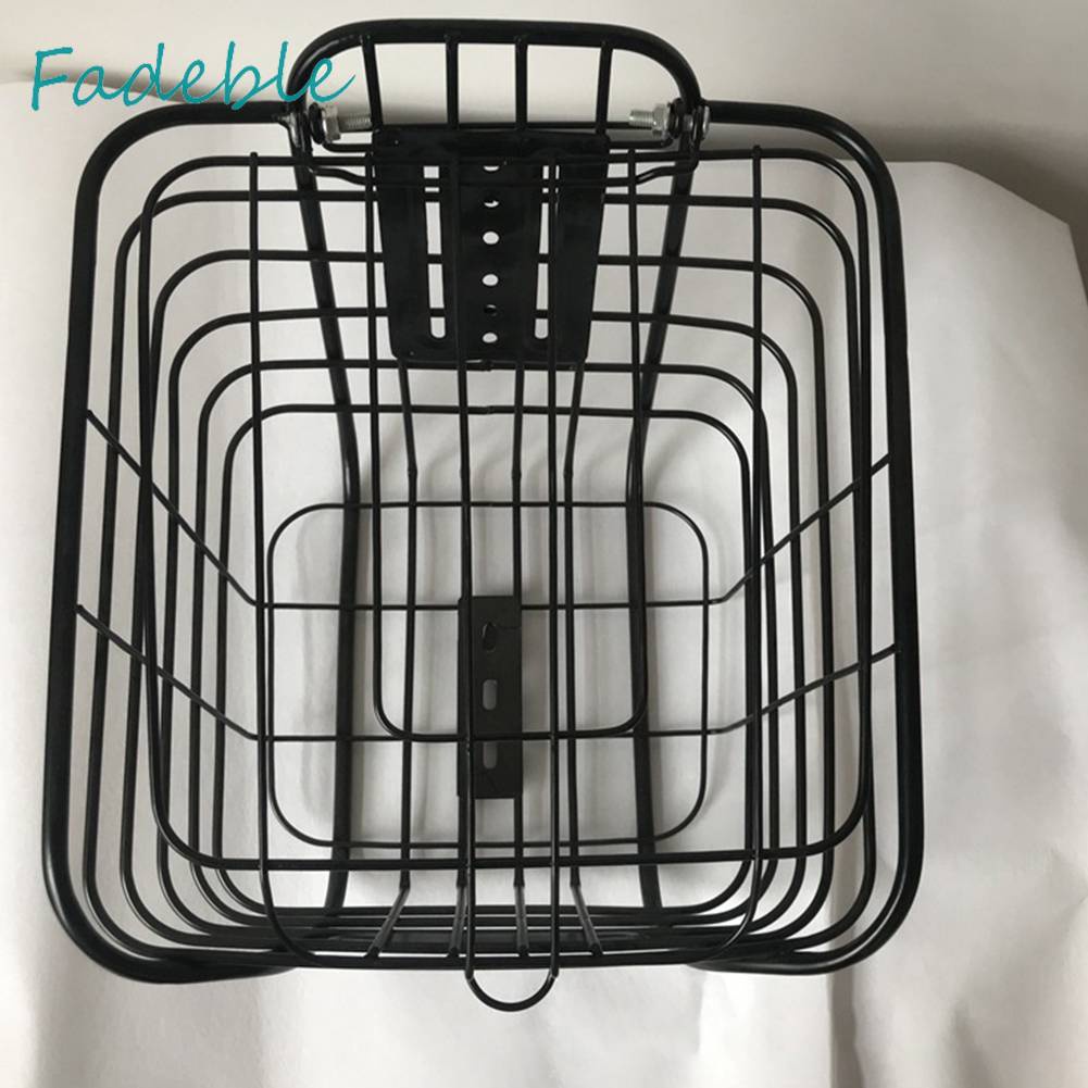 Giỏ Xe Đạp Bằng Kim Loại Có Vỏ Bọc Tiện Dụng