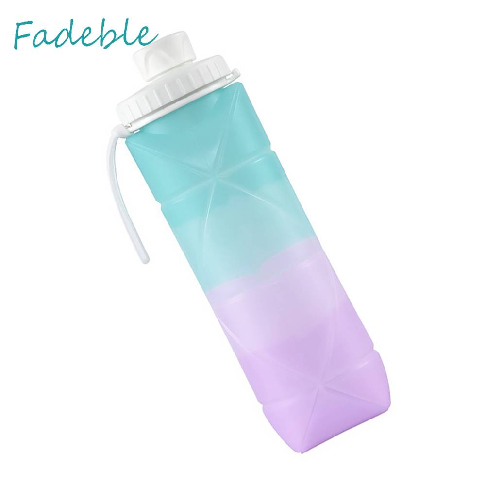 Bình Nước Thể Thao Bằng Silicone Không BPA Dung Tích 600ML