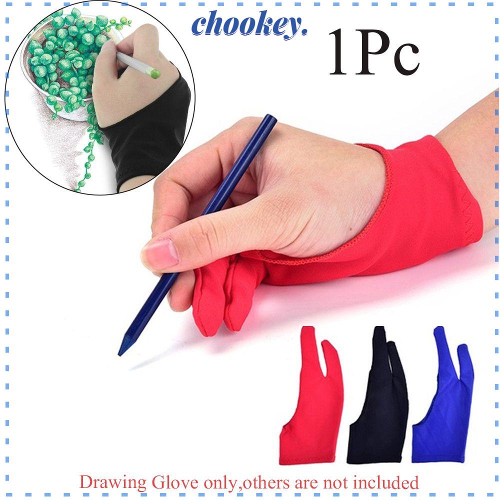 CHOOKEY Găng Tay Không Ngón Mềm Mại Thông Dụng Hỗ Trợ Vẽ Tranh