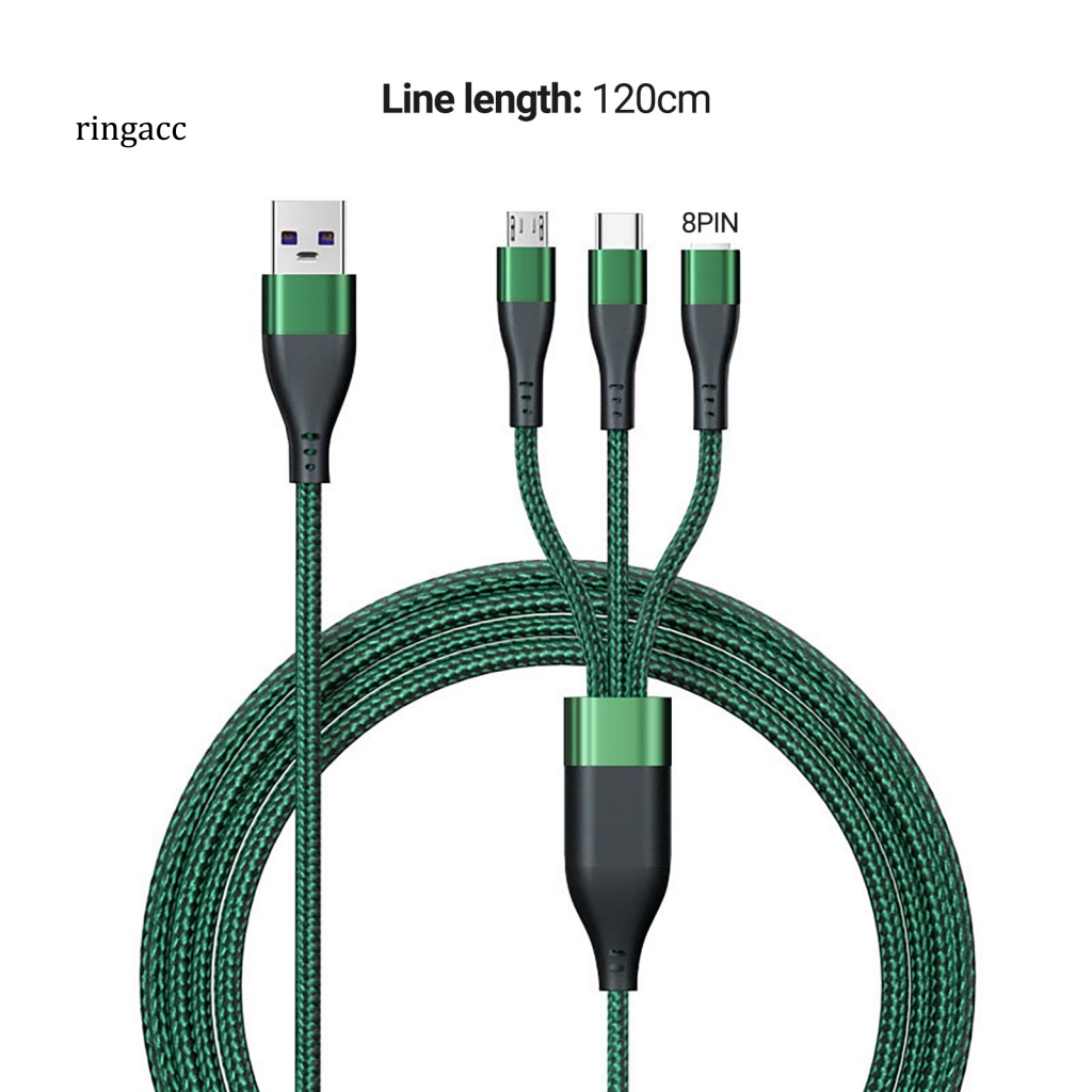 Dây Cáp Sạc Nhanh Type-C Micro USB 8Pin Chuyên Dụng Cho Nhà / Văn Phòng