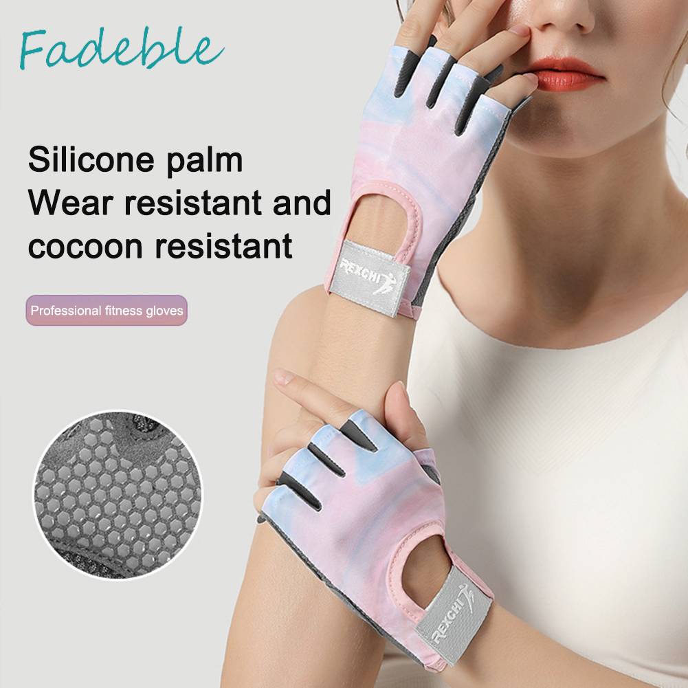 Găng Tay Thể Thao Hở Ngón Mềm Mại Chống Trượt Tiện Dụng