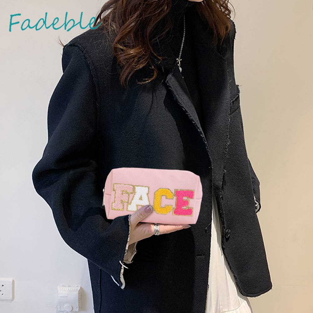 Túi Đựng Mỹ Phẩm Da PU Sức Chứa Lớn Tiện Dụng Cho Nữ