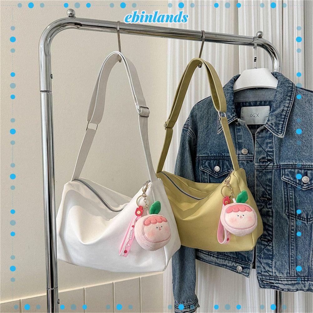 Túi Đeo Vai / Đeo Chéo Bằng Da PU Màu Trơn Sức Chứa Lớn Cho Nữ