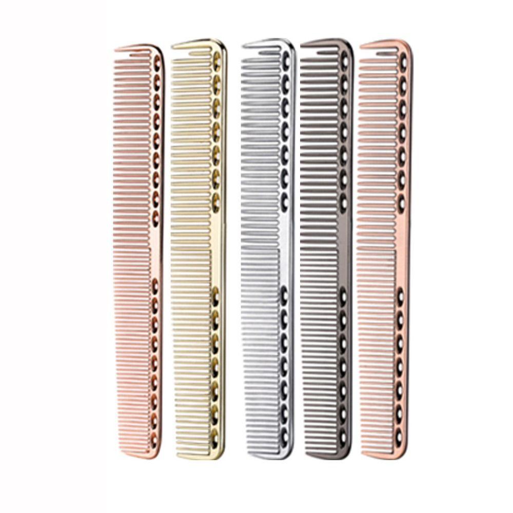 DANES Lược Chải Tóc Bằng Nhôm Chống Tĩnh Điện Chuyên Dụng Cho Thợ Cắt Tóc DIY