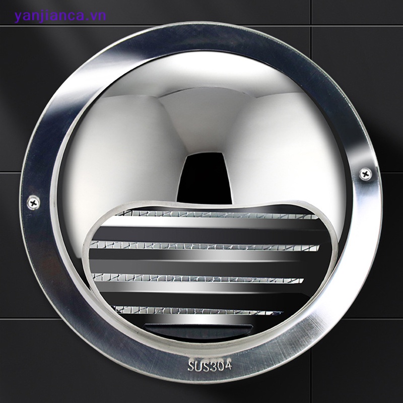 Nắp Đậy Lỗ Thông Gió Bằng Thép Không Gỉ Hình Tròn Cho Hệ Thống HVAC