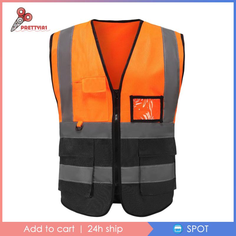 Áo Bảo Hộ Phản Quang Có Túi Giặt Được Thoải Mái Khi Xây Dựng / Trong Nhà / Ngoài Trời Cho Nam