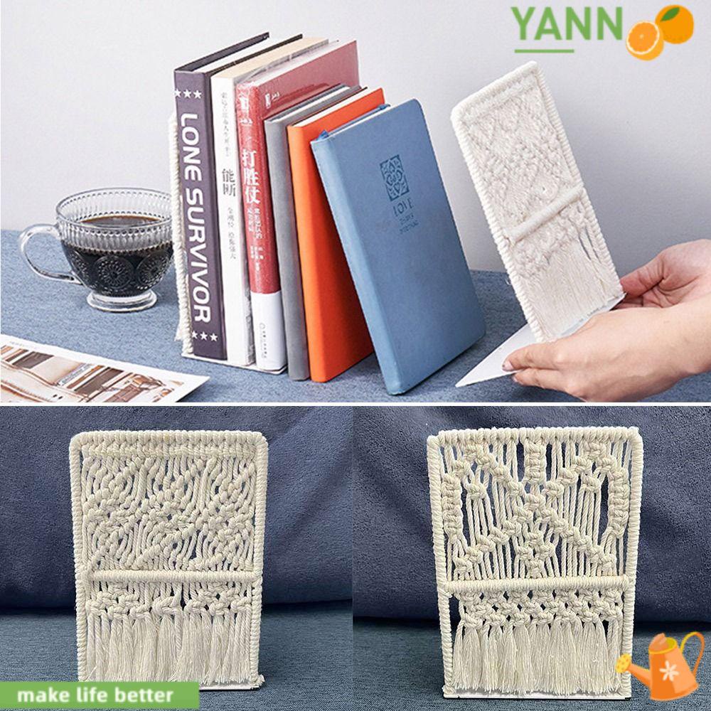YANN1 Giá Đỡ Sách Bằng Kim Loại Đan Tay Cho Văn Phòng Và Trường Học