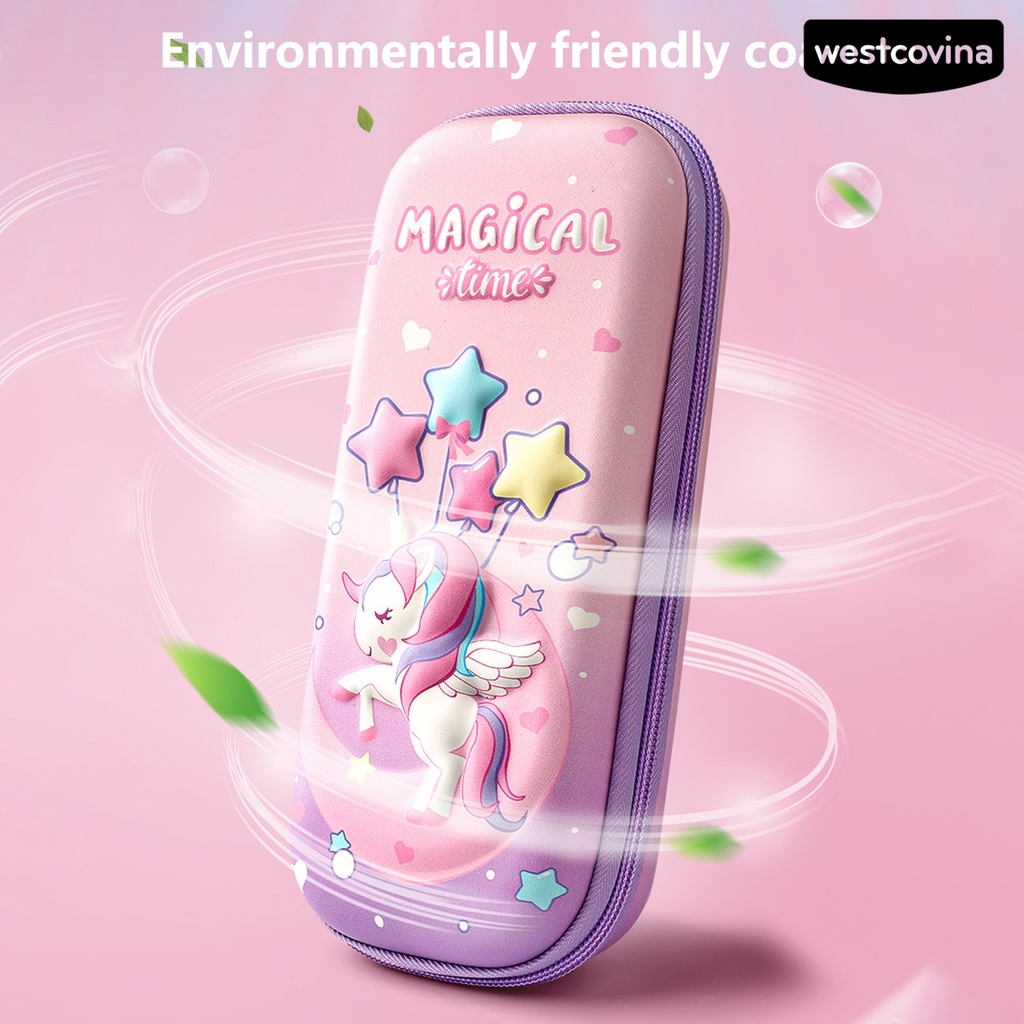 [WSTN] [WSTN]✎Hộp Đựng Bút EVA Tạo Hiệu Ứng 3D Họa Tiết Thỏ Hoạt Hình Dễ Thương