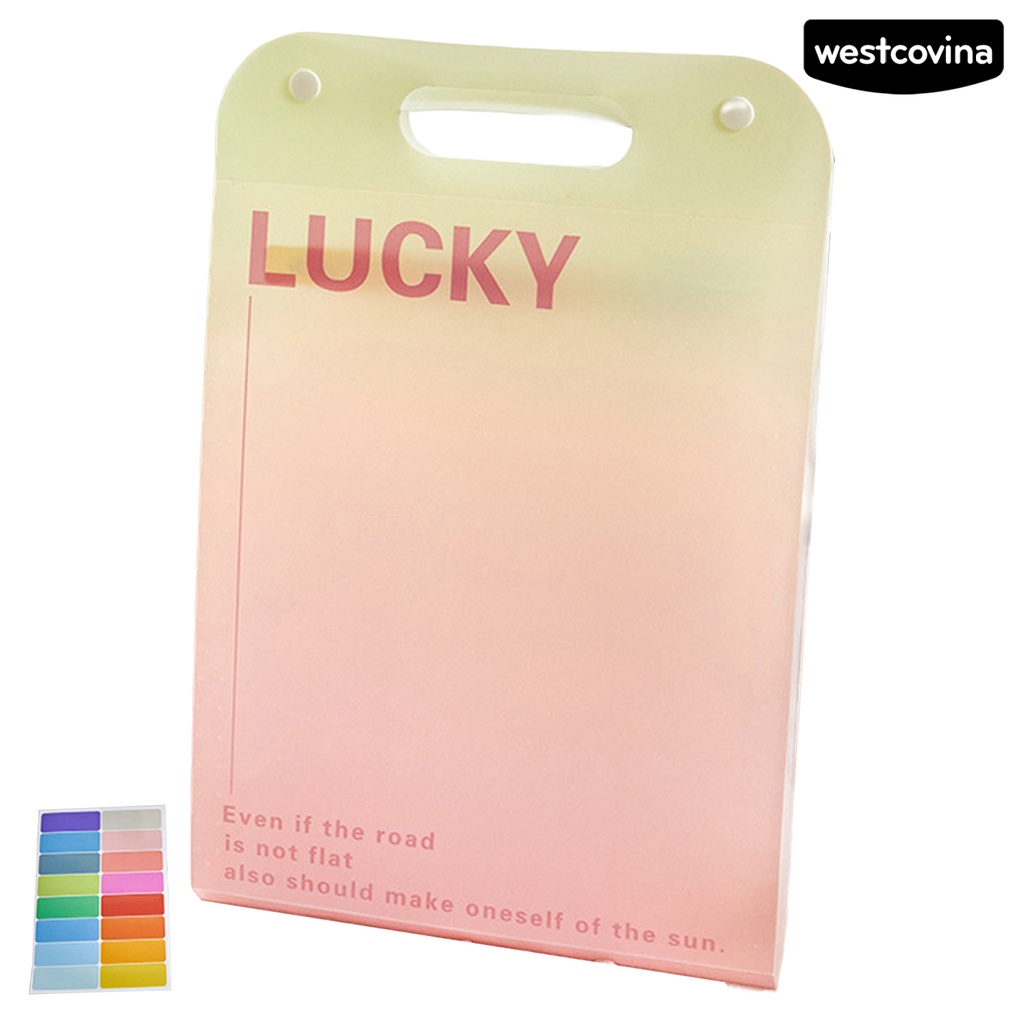 [WSTN]✎1 Bộ Bìa Đựng Tài Liệu Khổ A4 13 Ngăn Đa Chức Năng Tiện Dụng