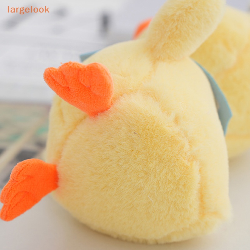 Móc Khóa Hình Chú Vịt Đội Mũ Thủy Thủ Mặt Trăng Nhồi Bông Mềm Mại Dễ Thương