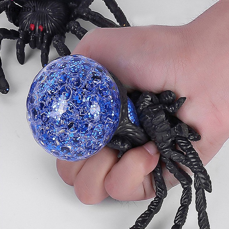 Đồ Chơi Bóng Lưới Squishy Giảm Căng Thẳng Hình Nhện Sáng Tạo