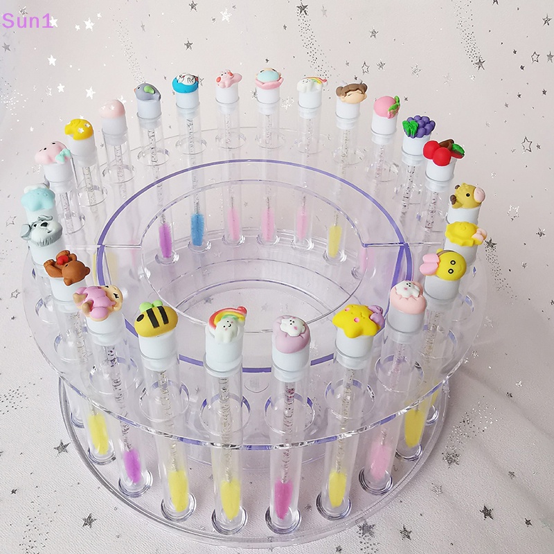 Giá Đỡ Cọ Trang Điểm Bằng Acrylic Tiện Dụng