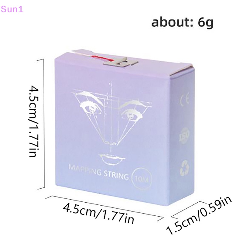 Thước Đo Đường Nét Xăm Lông Mày 20M Kèm Dây Mực Xăm Bán Vĩnh Viễn Sun1 &gt;